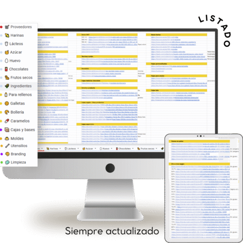 Listado - Proveedores para obradores (siempre actualizado)